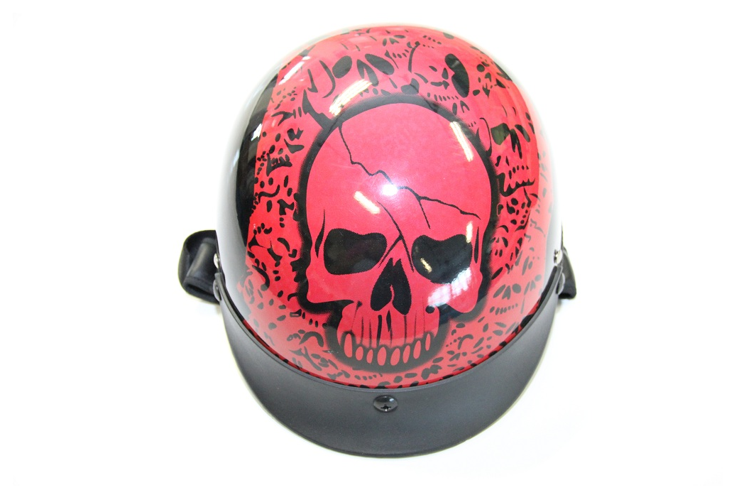 Red online skull helmet